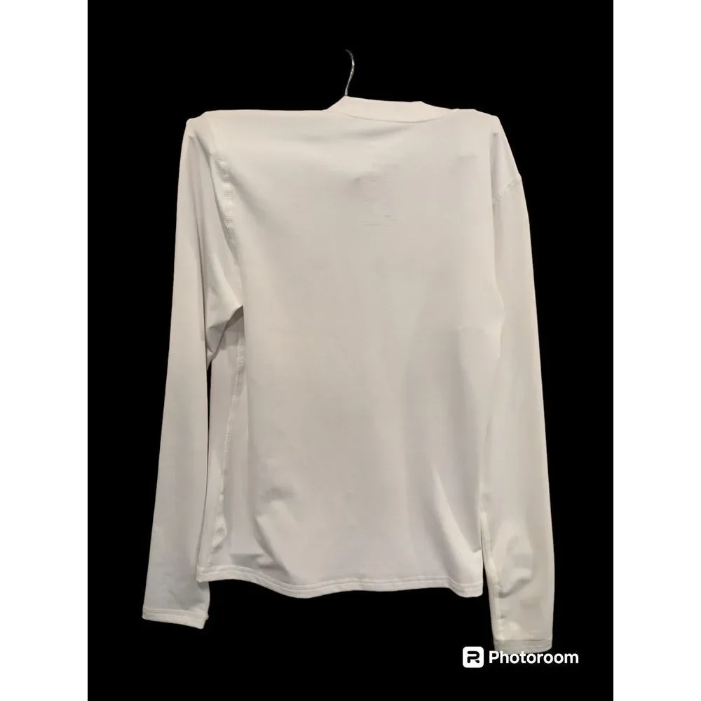 Billabong Submersibles UVA/UVB Protection Surf Youth‎ SMALL Long Sleeve White